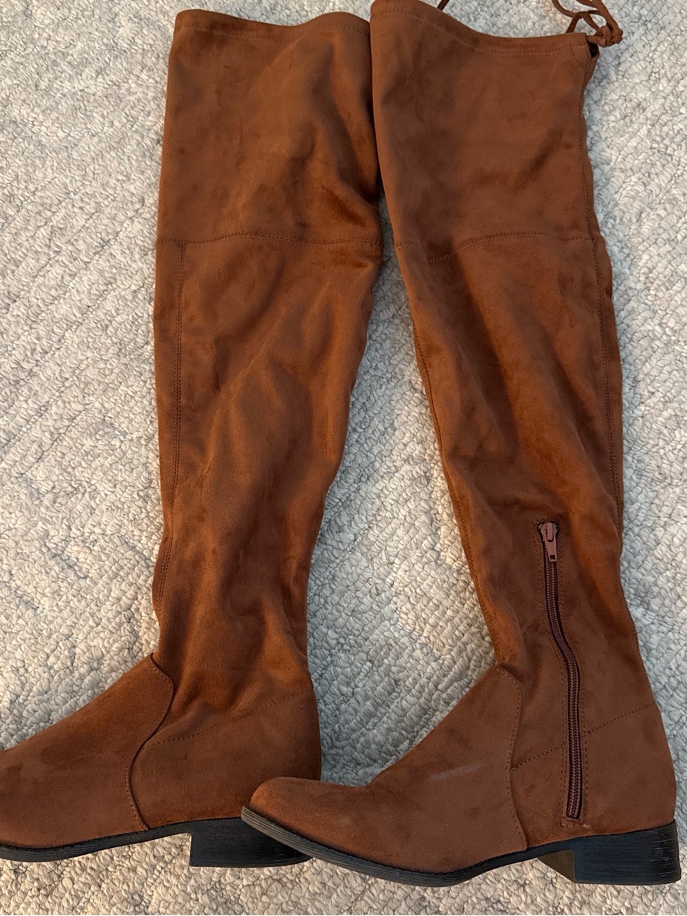 Target Brown Lace-Up Over-The-Knee Boots